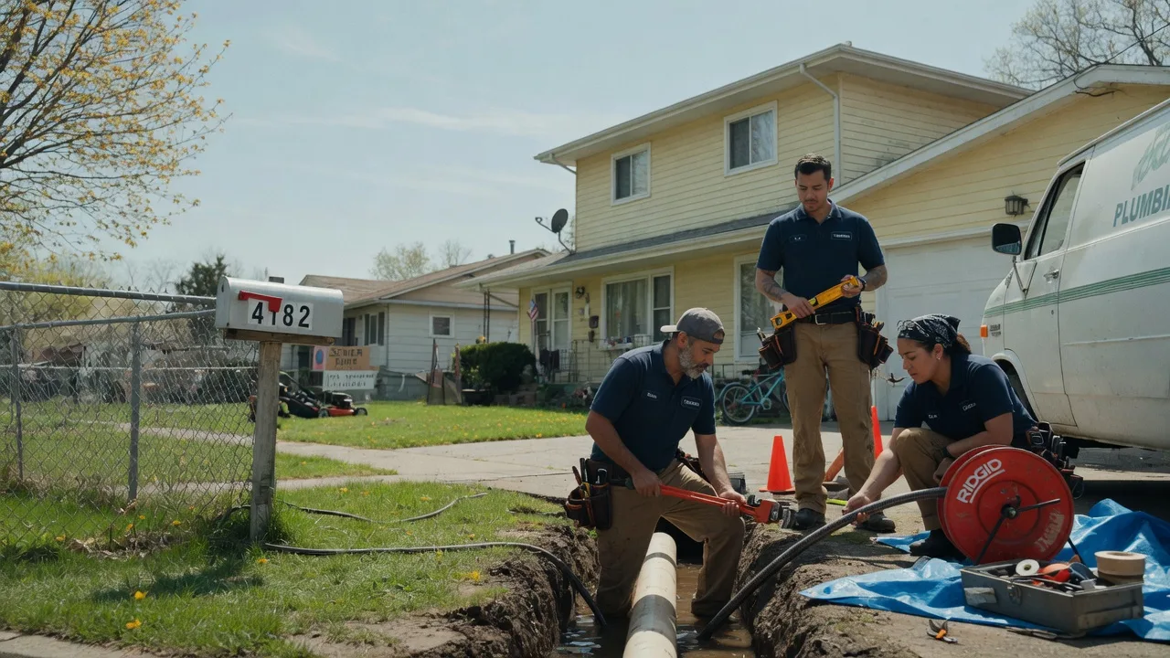 Gas Line Repair in Rewey, WI near me